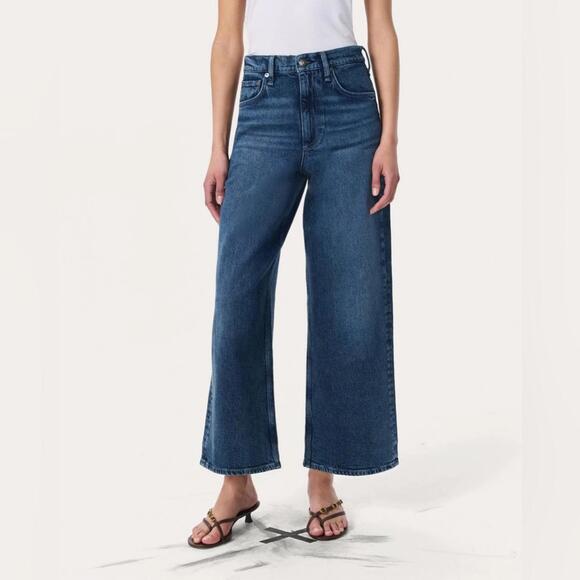 (RR-2) Rag & Bone The Andi High-Rise Ankle Wide Leg - Picture 2 of 5